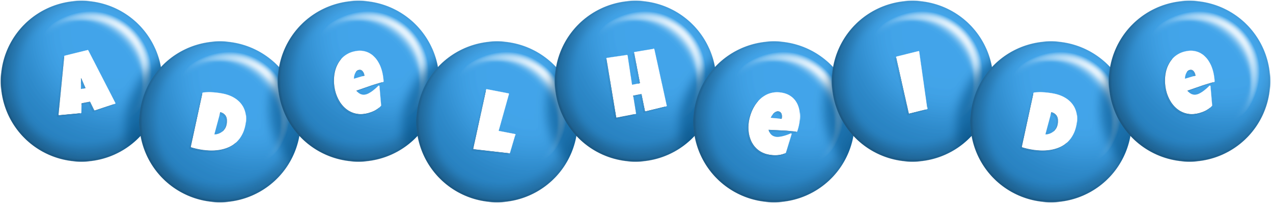 Adelheide candy-blue logo