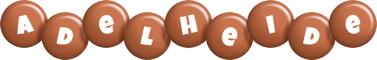 Adelheide candy-brown logo
