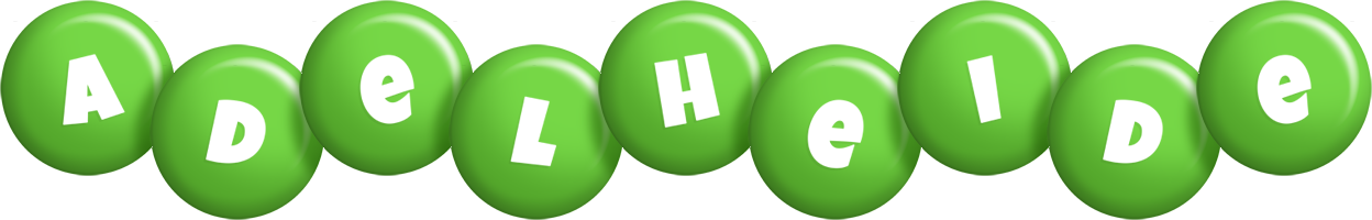 Adelheide candy-green logo