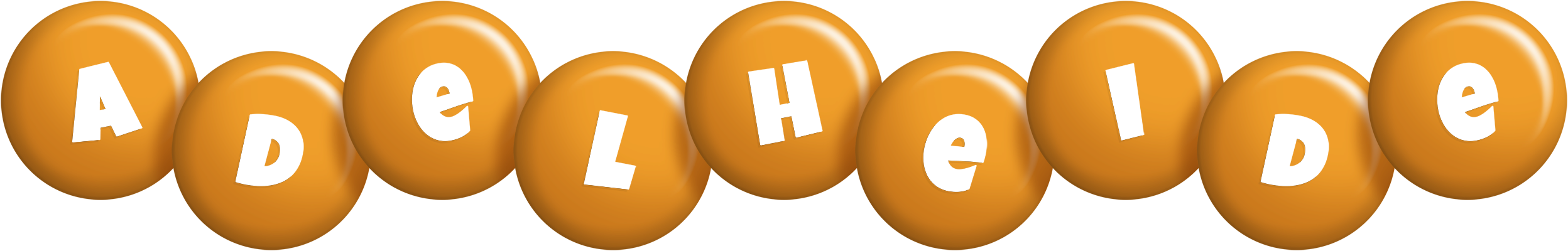 Adelheide candy-orange logo