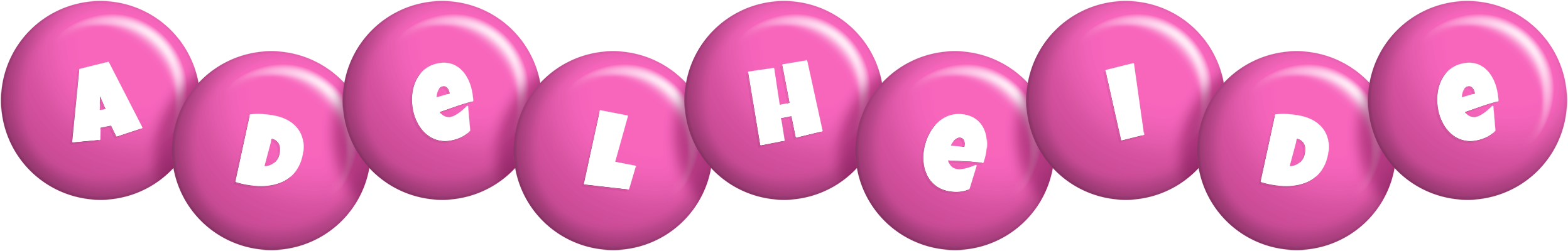 Adelheide candy-pink logo