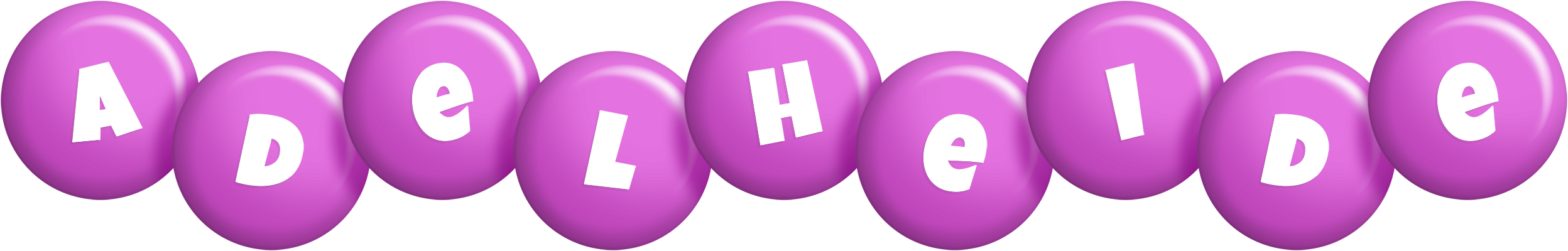 Adelheide candy-purple logo