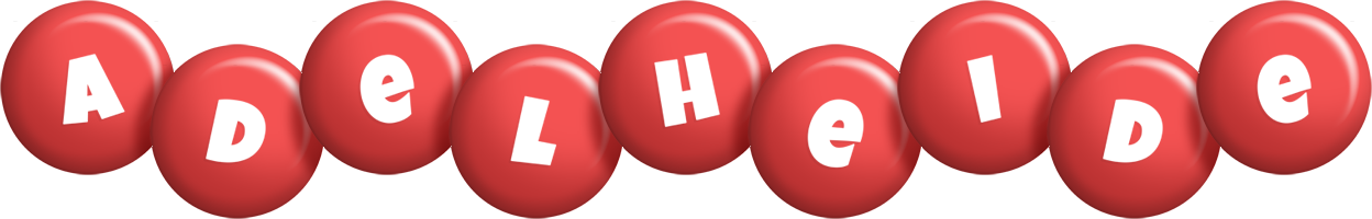 Adelheide candy-red logo