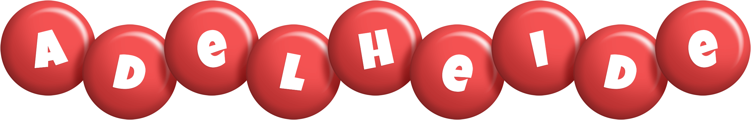 Adelheide candy-red logo