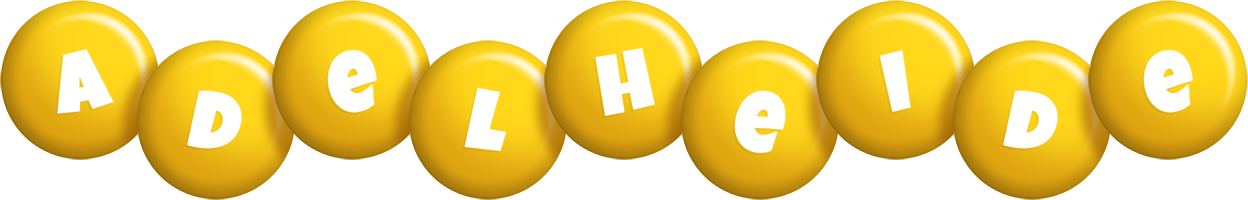 Adelheide candy-yellow logo