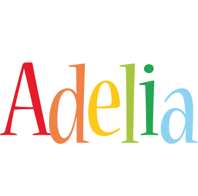 Adelia birthday logo
