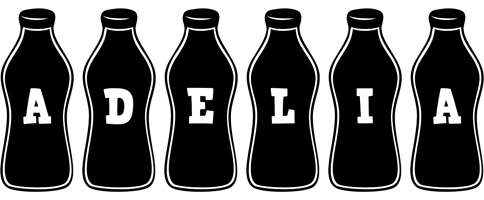 Adelia bottle logo