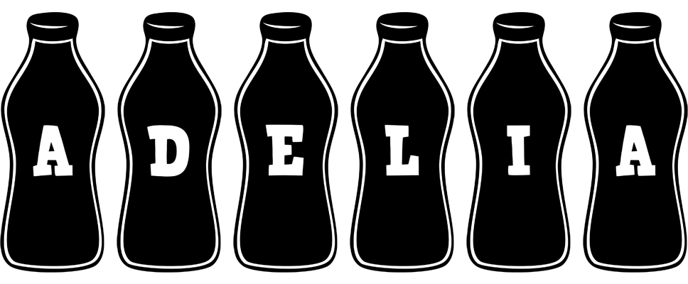 Adelia bottle logo