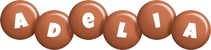 Adelia candy-brown logo