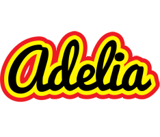 Adelia flaming logo