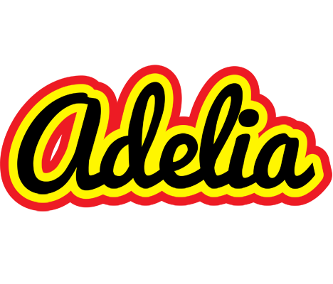 Adelia flaming logo
