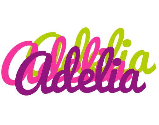 Adelia flowers logo