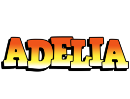 Adelia sunset logo