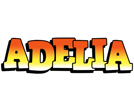 Adelia sunset logo