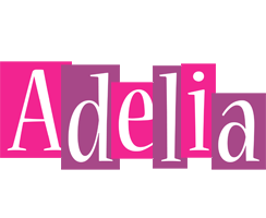 Adelia whine logo