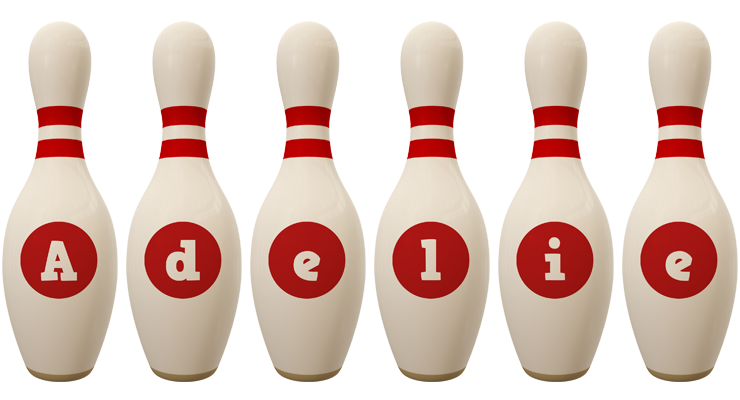 Adelie bowling-pin logo