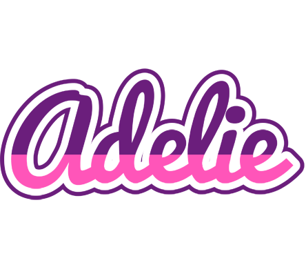 Adelie cheerful logo