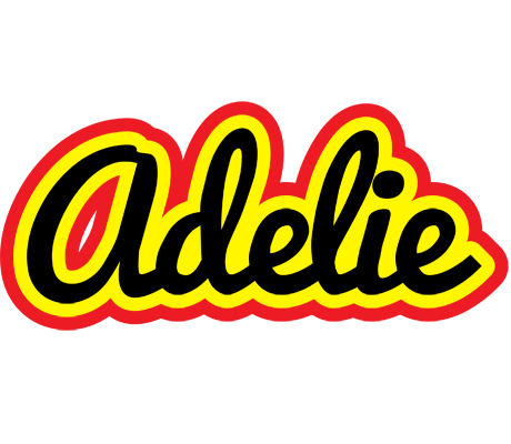 Adelie flaming logo