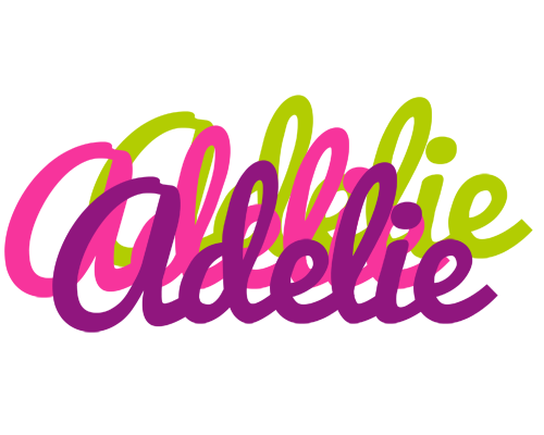 Adelie flowers logo