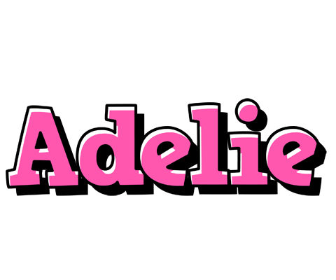 Adelie girlish logo
