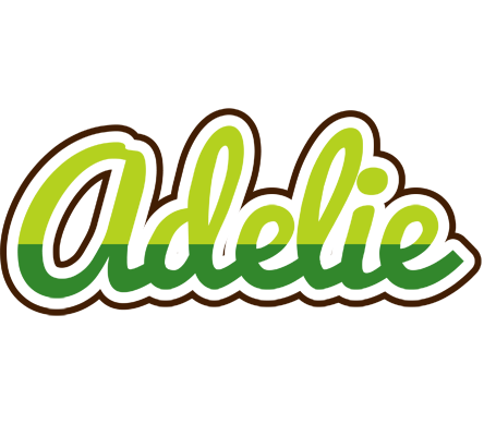 Adelie golfing logo