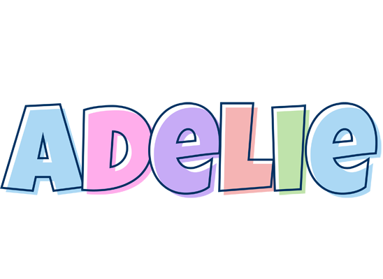 Adelie pastel logo