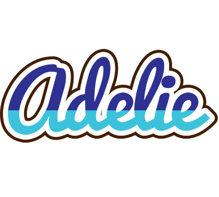 Adelie raining logo