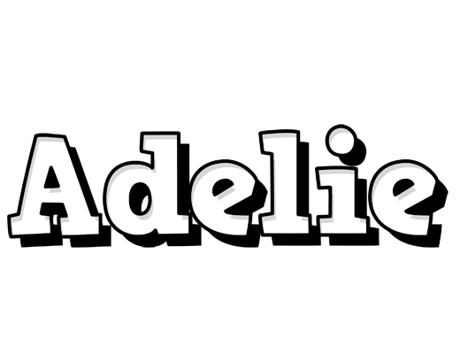 Adelie snowing logo