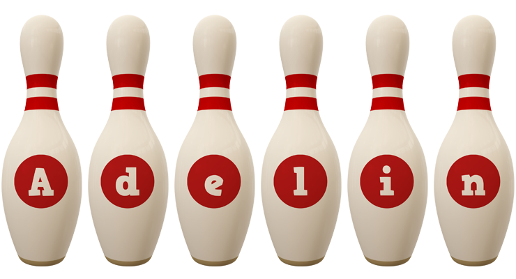 Adelin bowling-pin logo