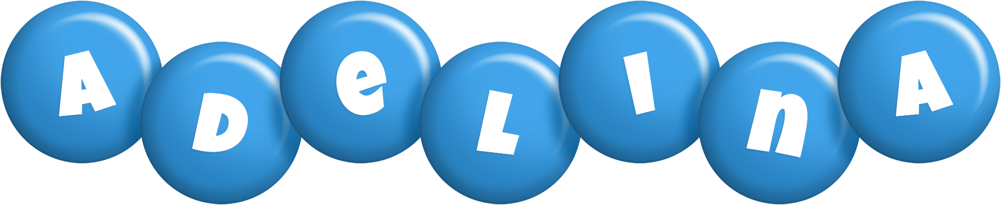 Adelina candy-blue logo