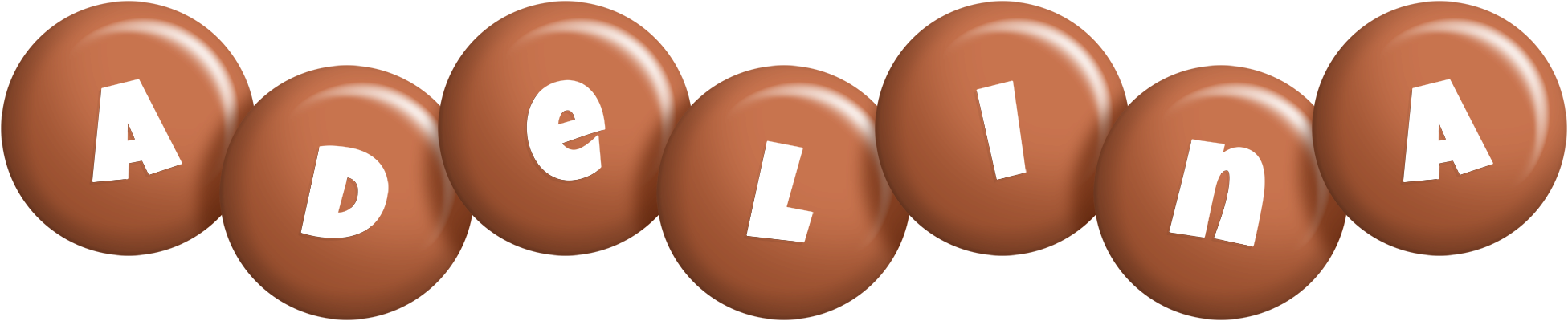 Adelina candy-brown logo