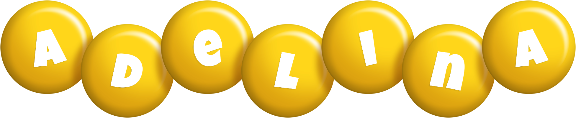 Adelina candy-yellow logo