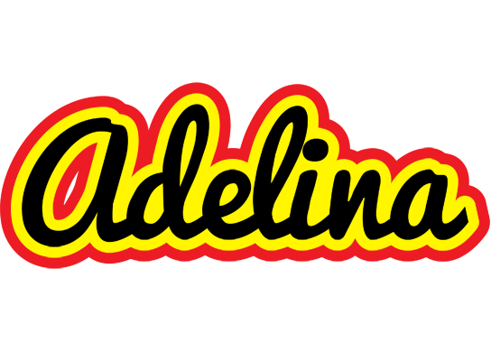 Adelina flaming logo