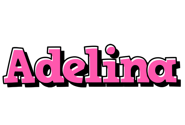 Adelina girlish logo