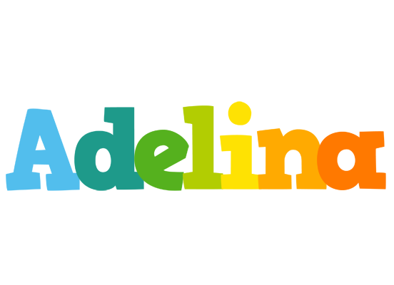 Adelina rainbows logo