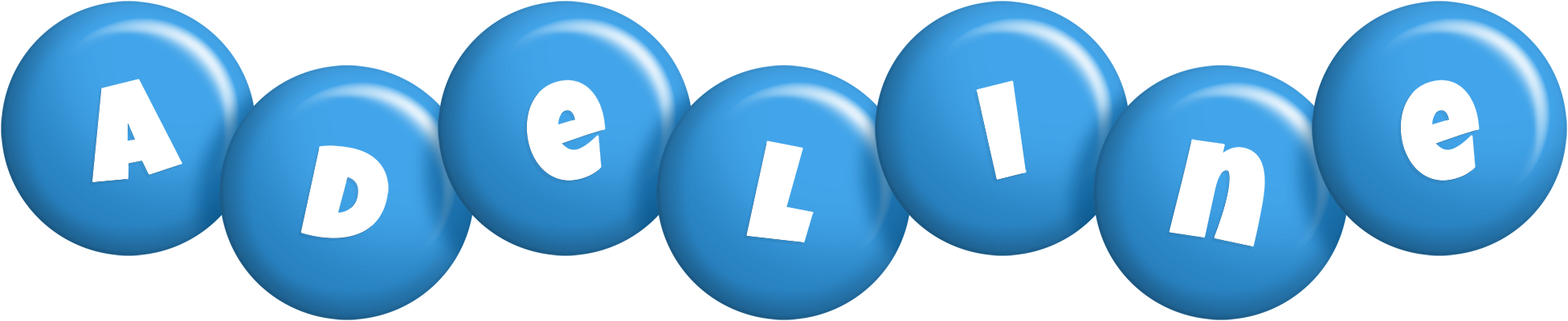 Adeline candy-blue logo