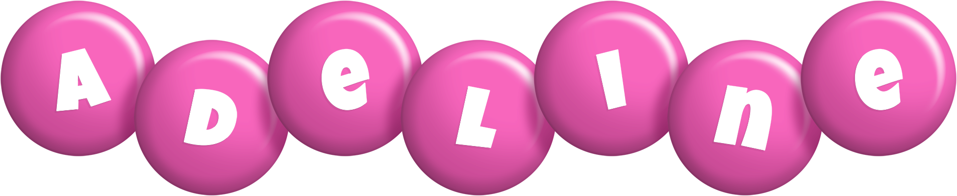 Adeline candy-pink logo