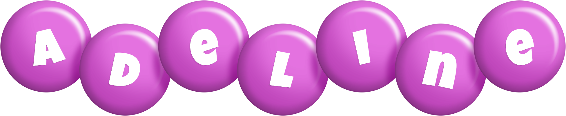 Adeline candy-purple logo