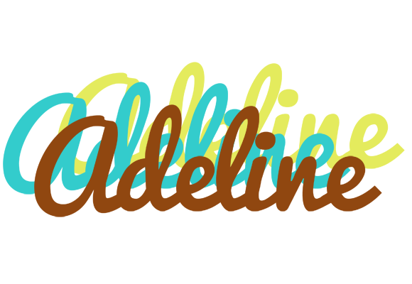 Adeline cupcake logo