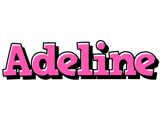 Adeline girlish logo
