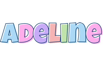 Adeline pastel logo
