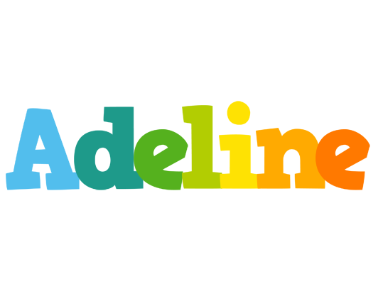 Adeline rainbows logo