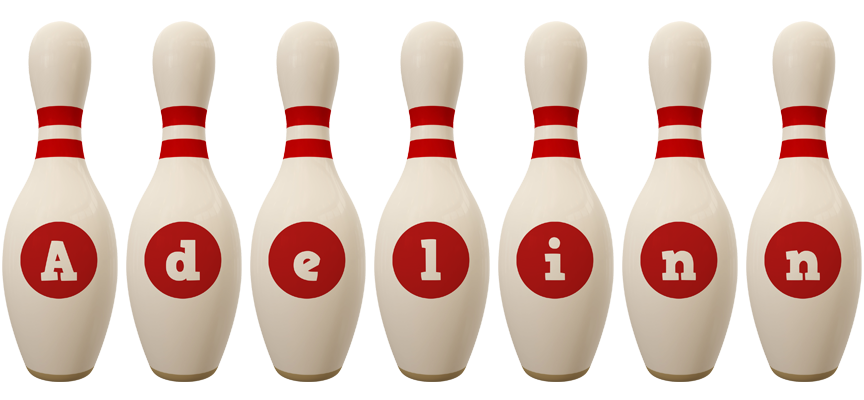 Adelinn bowling-pin logo