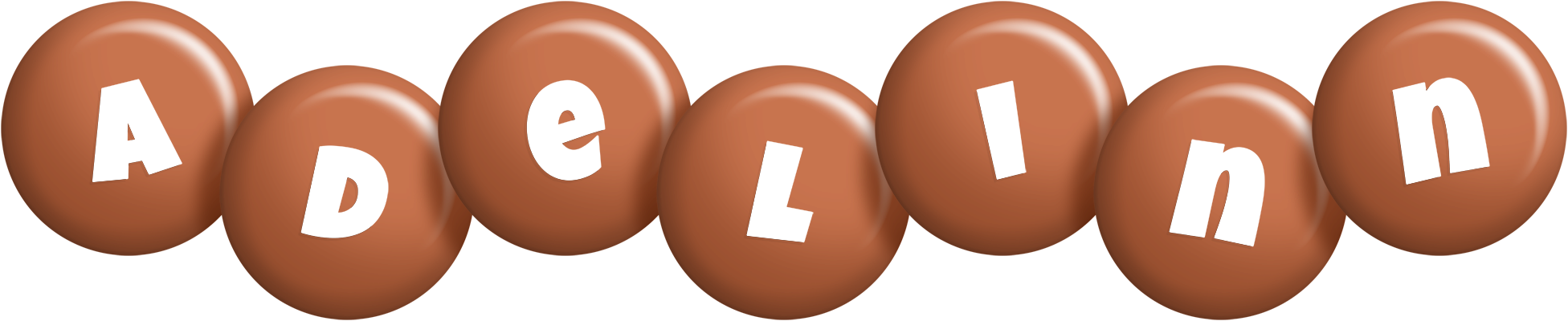 Adelinn candy-brown logo