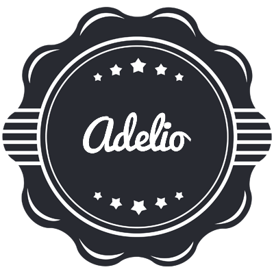 Adelio badge logo