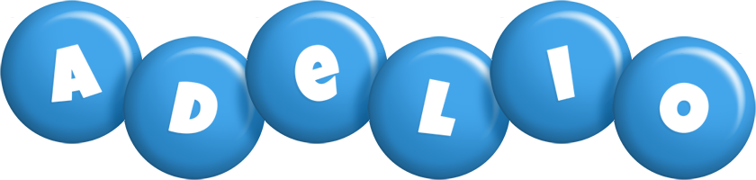 Adelio candy-blue logo