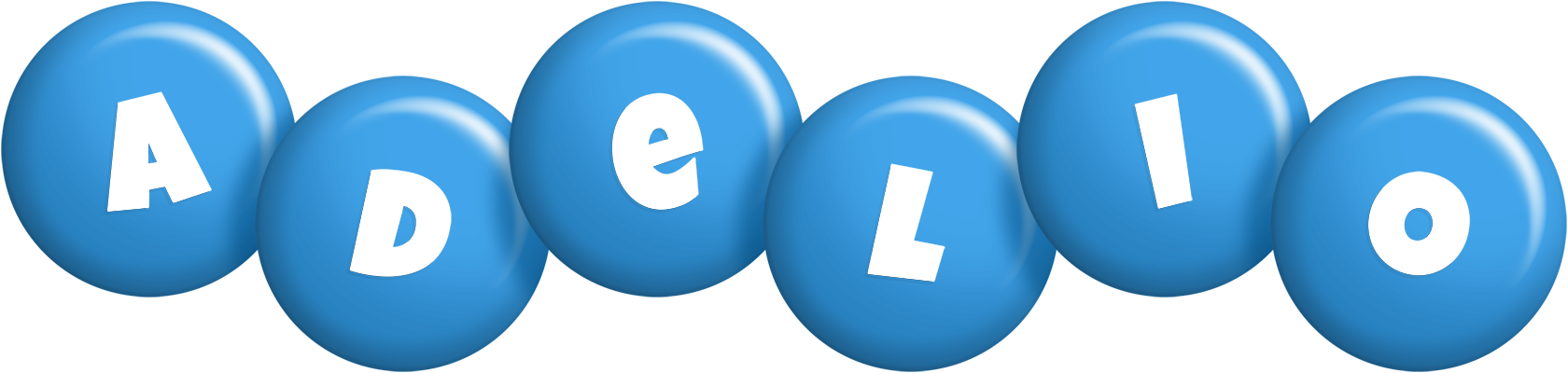 Adelio candy-blue logo