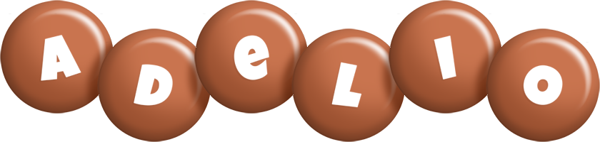 Adelio candy-brown logo