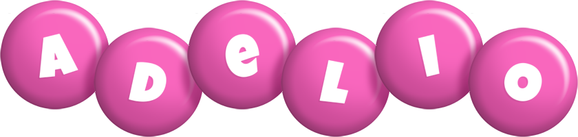 Adelio candy-pink logo