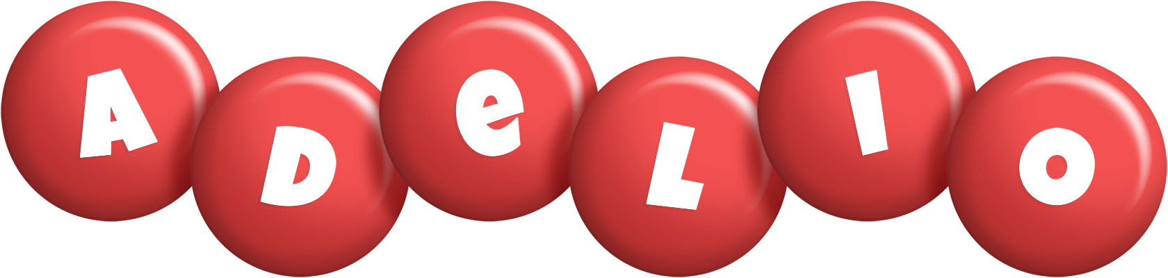 Adelio candy-red logo